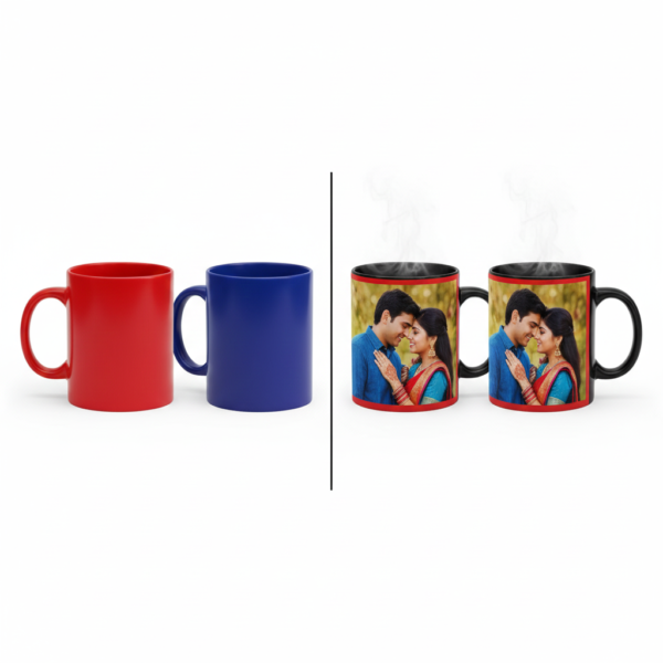 magic mug showing before and after