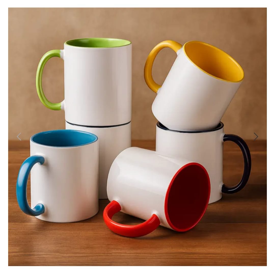personalized Inner colour mugs available in all colours