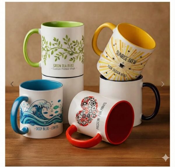 Inner colour mugs available in all colours