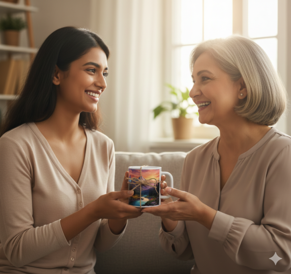 gifting personalized unbreakable polymer mug