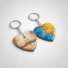 custom printed keyrings Double sided