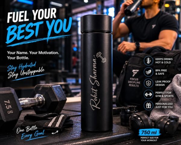 Smart LED Temperature-Water-Bottle-lifestyle-gym-lifestyle